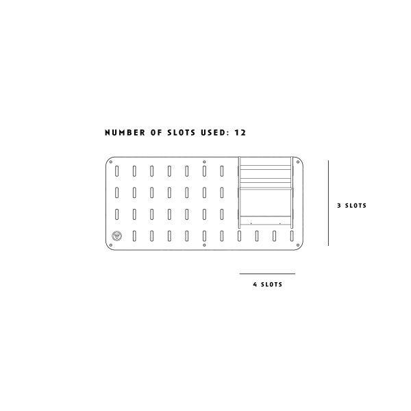Small Sort-It Slot Panel Slots Used