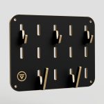 Small Sort-It Slot Panel and Hooks Angle View 553.5mm x 430mm